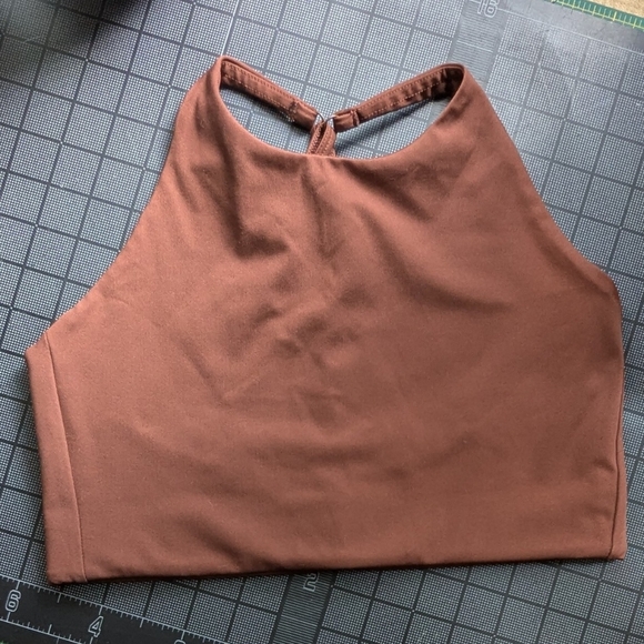 Girlfriend Collective Topanga Sports Bra Brown - Picture 1 of 3